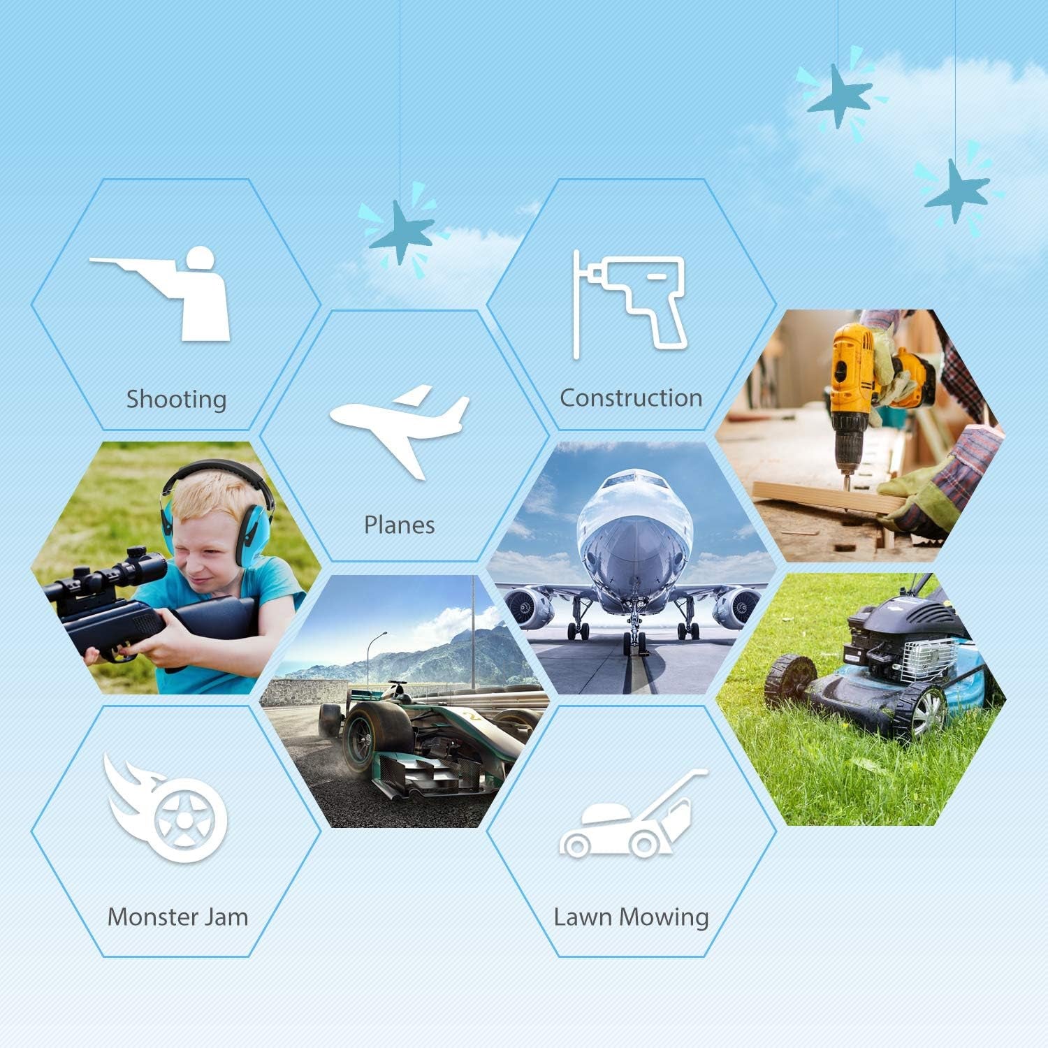 Ultimate Noise Cancelling Headphones for Kids - Adjustable Ear Muffs for Sensory Protection at Concerts, Stadium Matches, Fireworks & More!