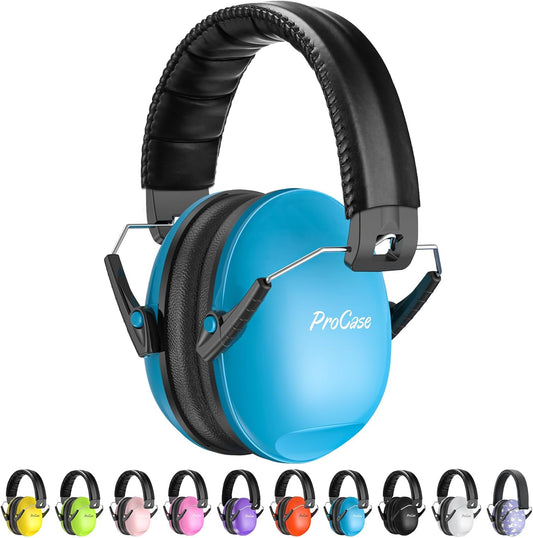 Noise Cancelling Headphones for Kids Toddler, SNR 27Db Noise Reduction Ear Muffs, Hearing Protection for Monster Jam, Concerts, Fireworks, Shooting, Air Show, Autism Sensory Needs -Blue